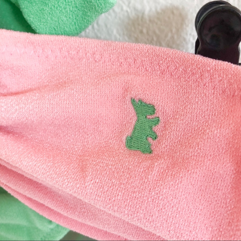 Juicy Couture Pink & Green Terrycloth Bikini Set - Picture 4 of 7